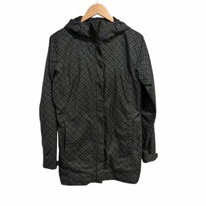 Columbia Splash a Little Rain Jacket Coat Patterned with Hood Omni-Tech